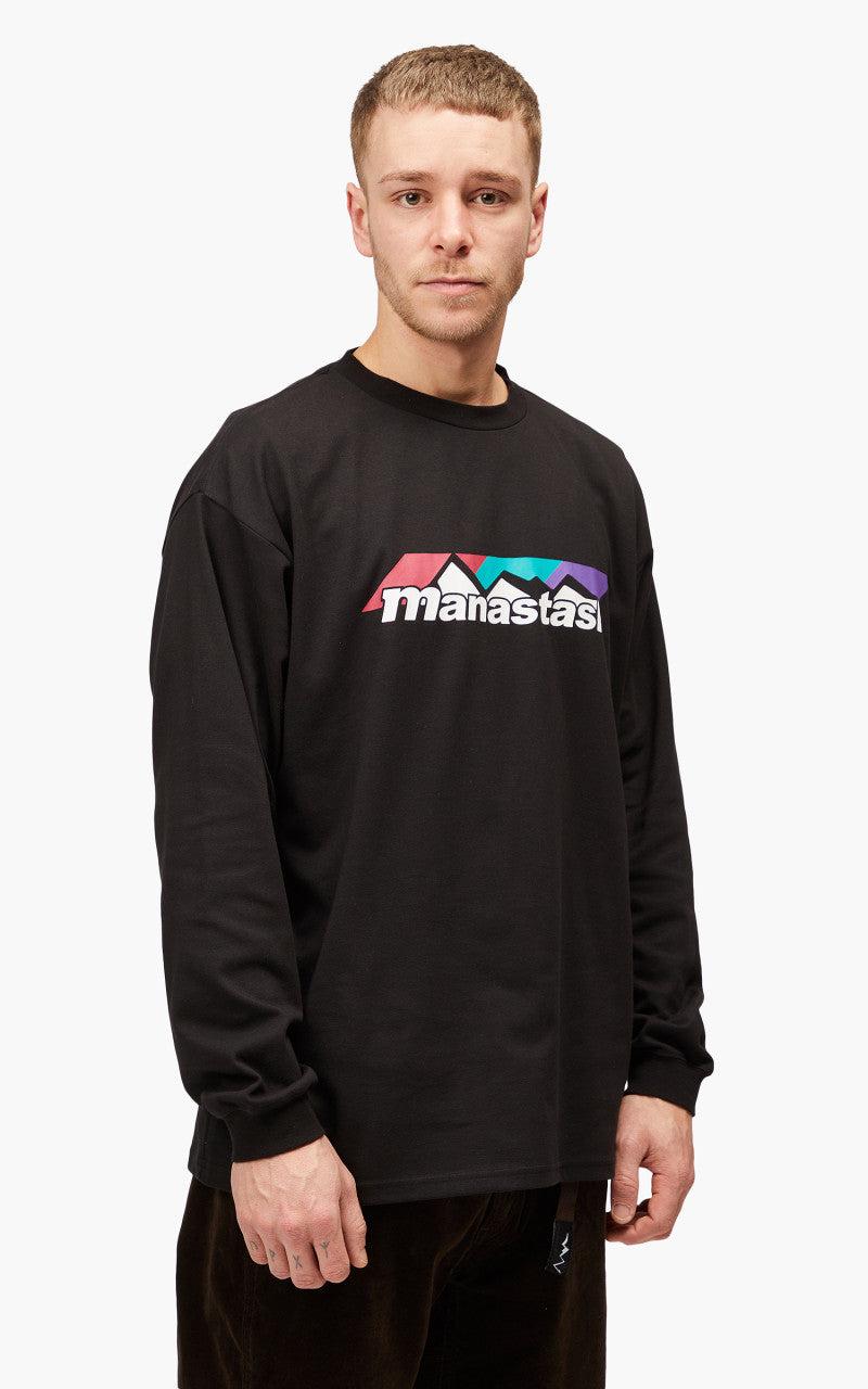 Manastash Chillimesh L/S Tee Scheme Logo Black