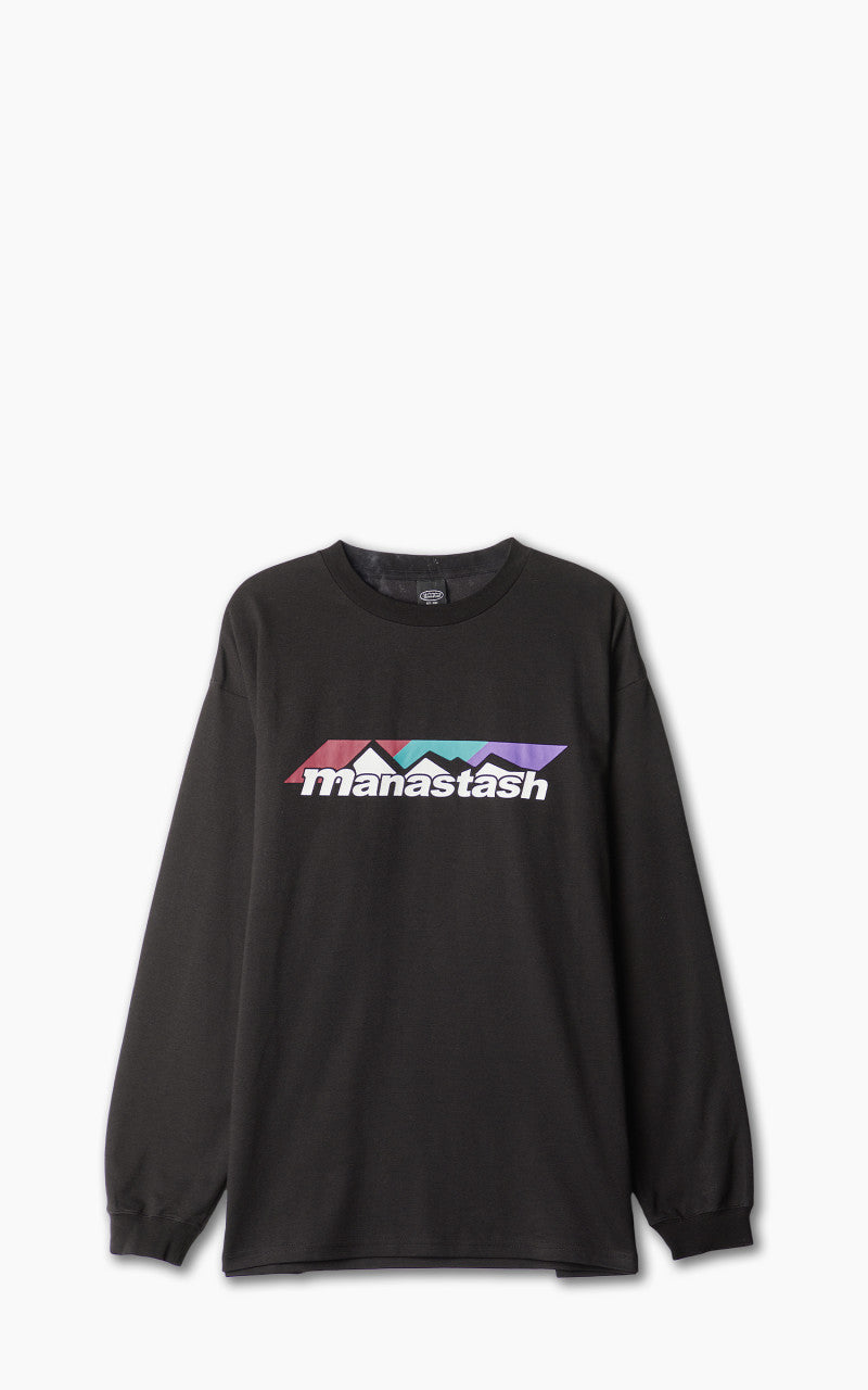 Manastash Chillimesh L/S Tee Scheme Logo Black