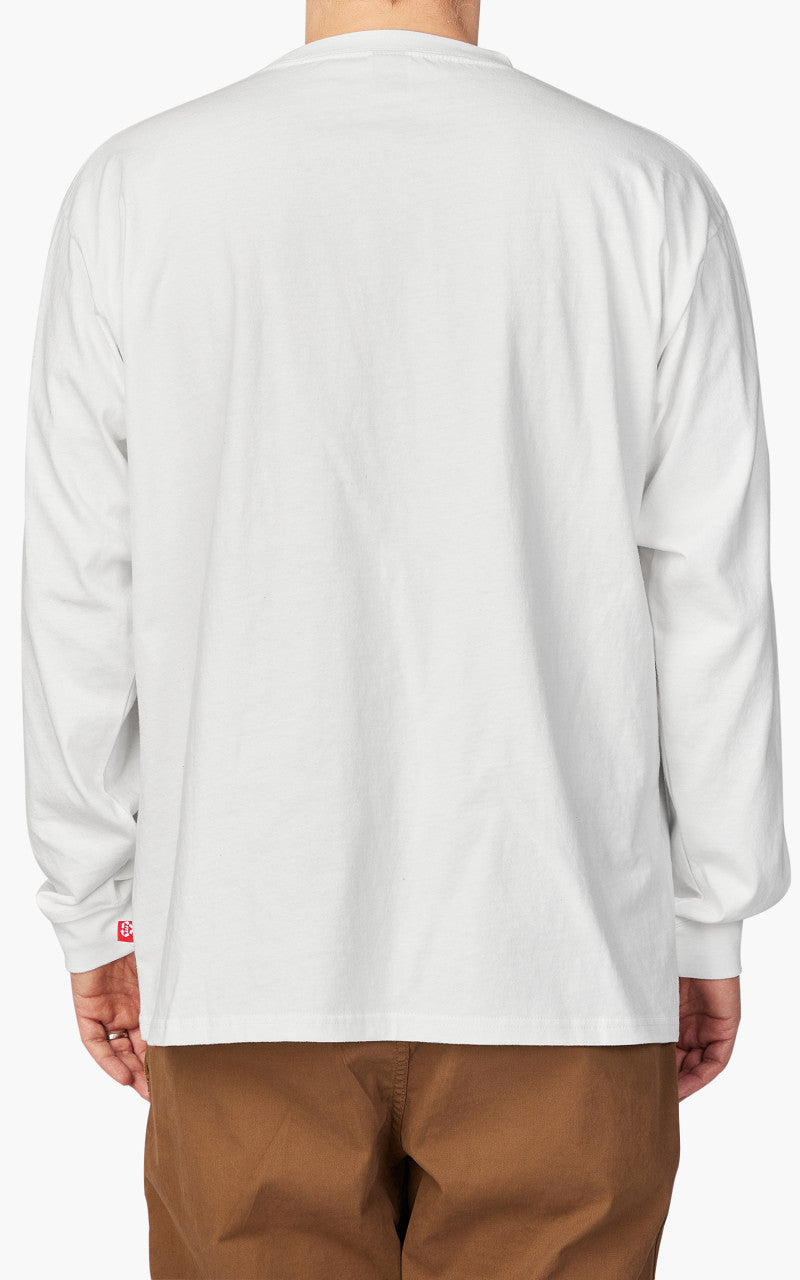 Manastash RE:CTN L/S Scheme Logo Tee Off White