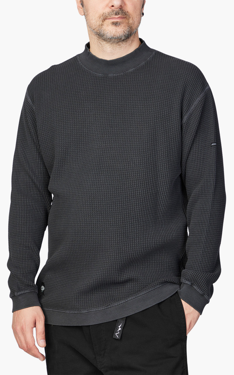 Manastash Heavy Snug Thermal Mock Neck Black