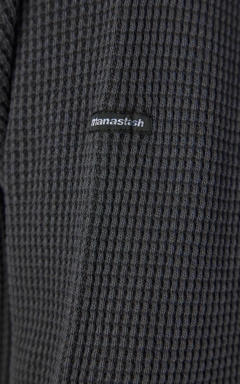 Manastash Heavy Snug Thermal Mock Neck Black