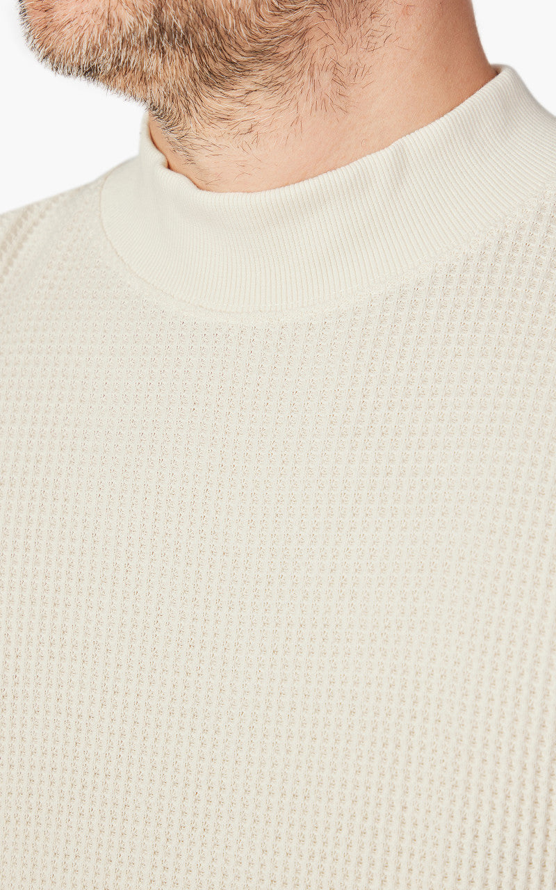 Manastash Heavy Snug Thermal Mock Neck Natural