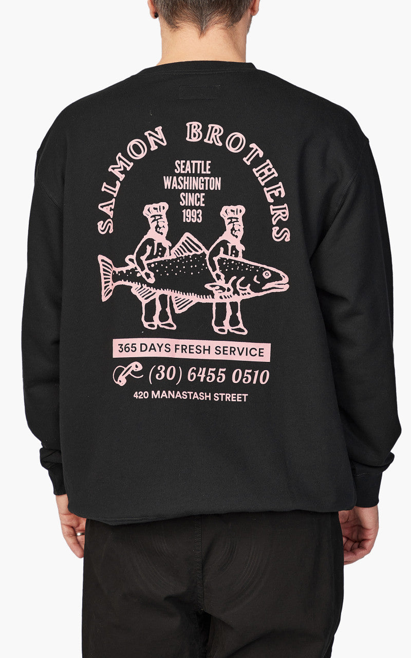 Manastash CiTee Sweat Salmon Black