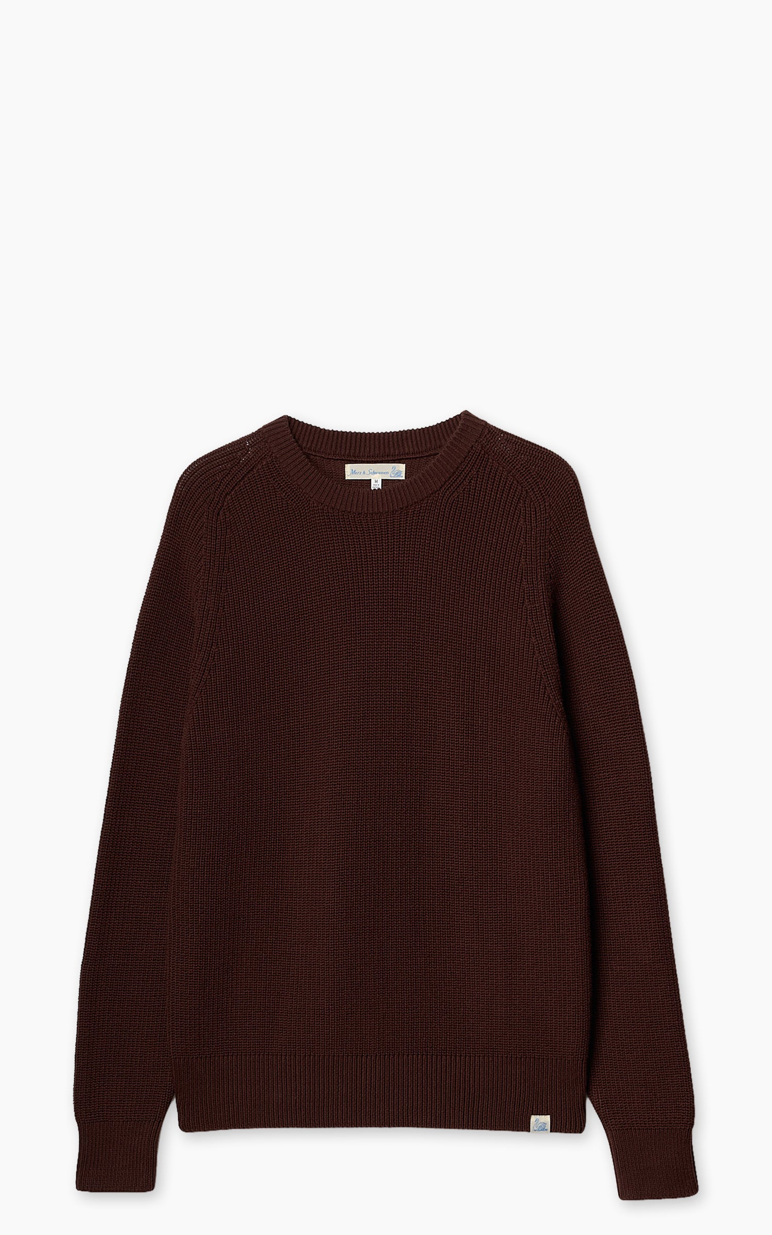 Merz b. Schwanen CC03 Ribbed Pullover Chocolate