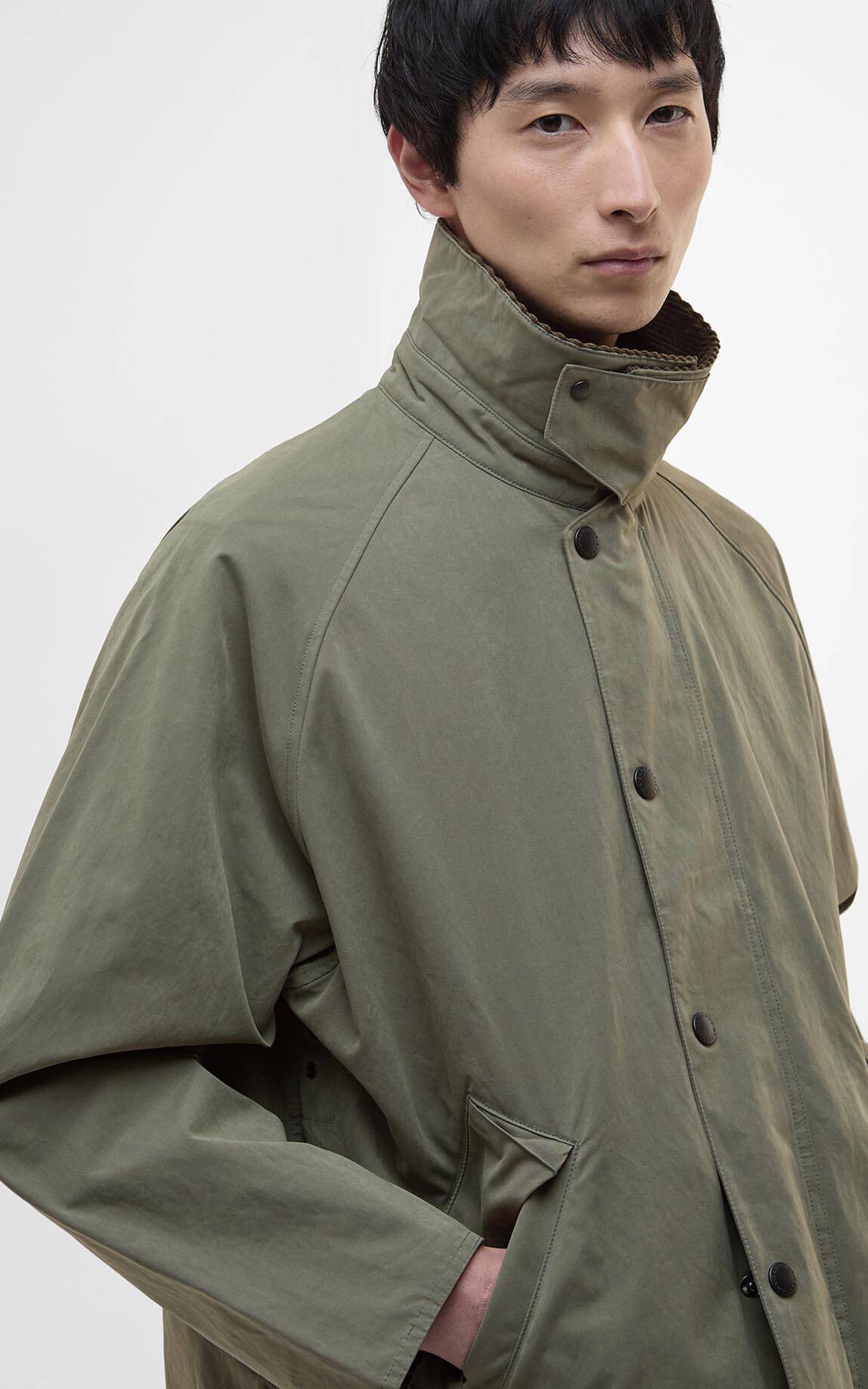 Barbour Oversized Transport Jacket Fern