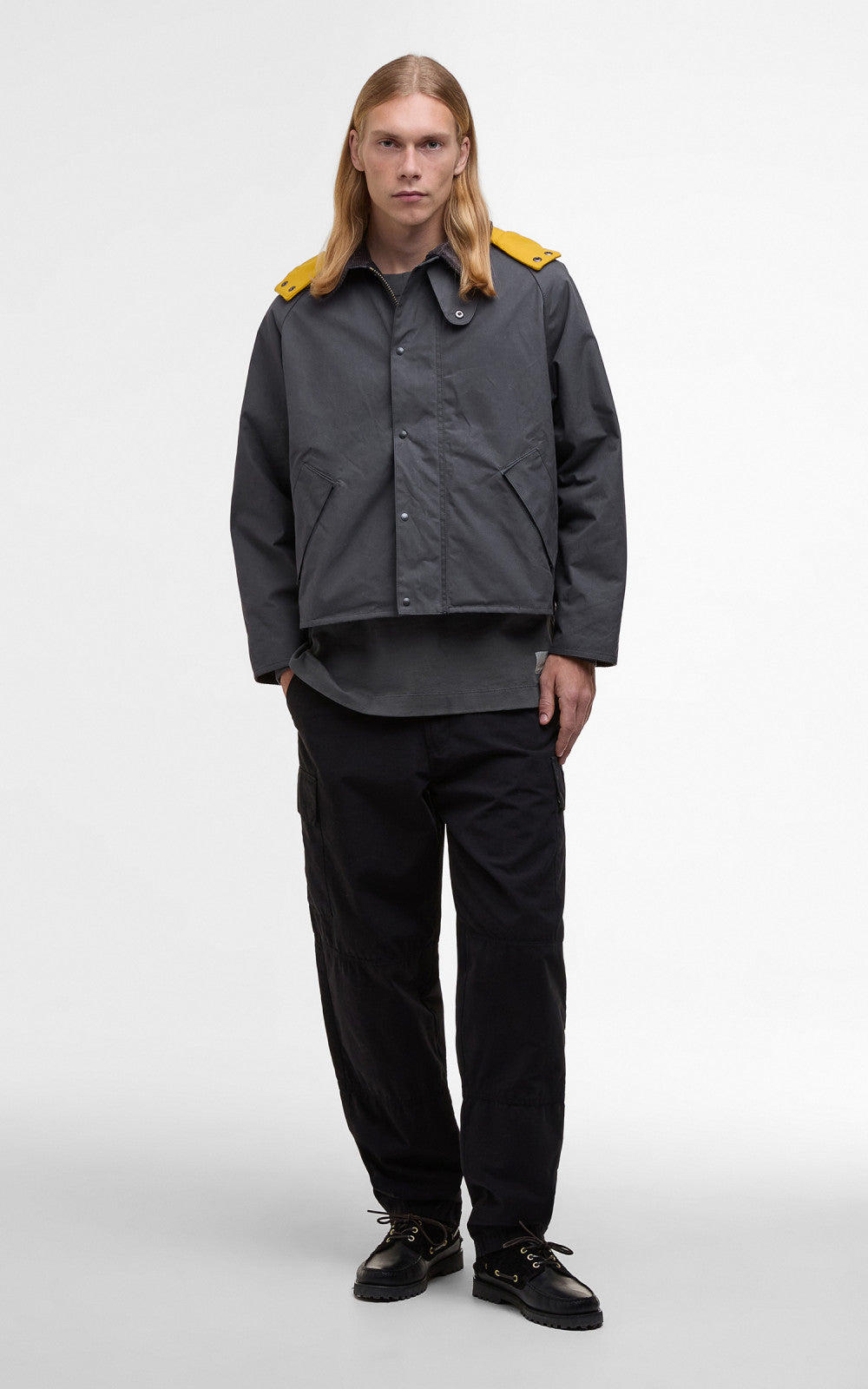 Barbour x Kaptain Sunshine Short Cruiser Iron