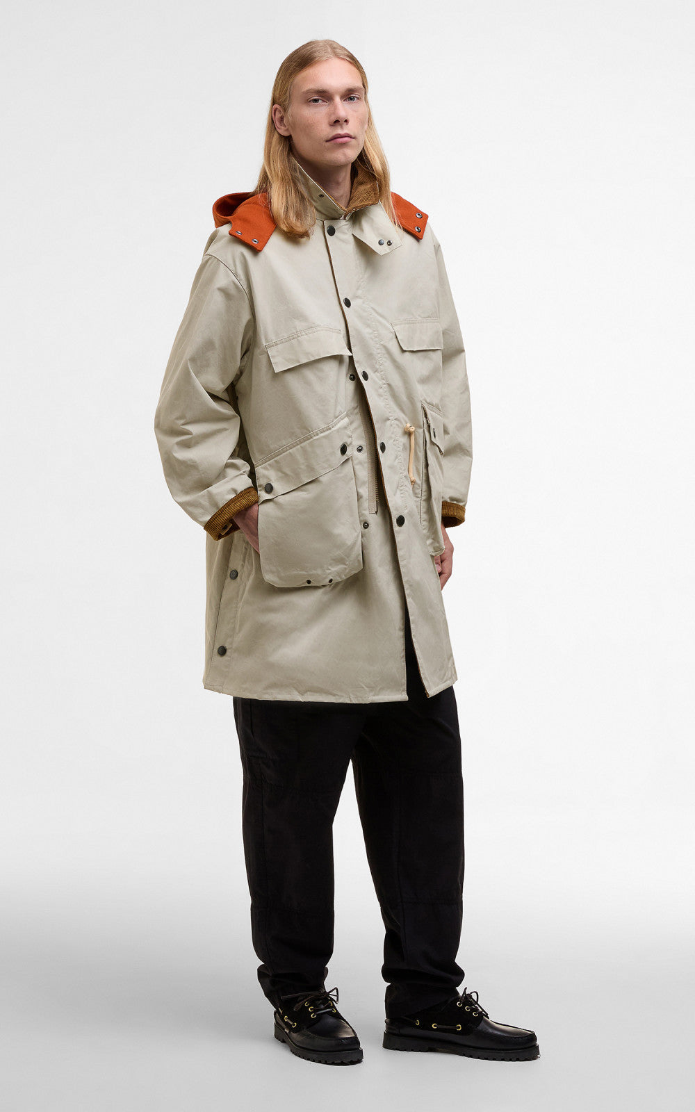 Barbour x Kaptain Sunshine Bedale Field Coat Clay