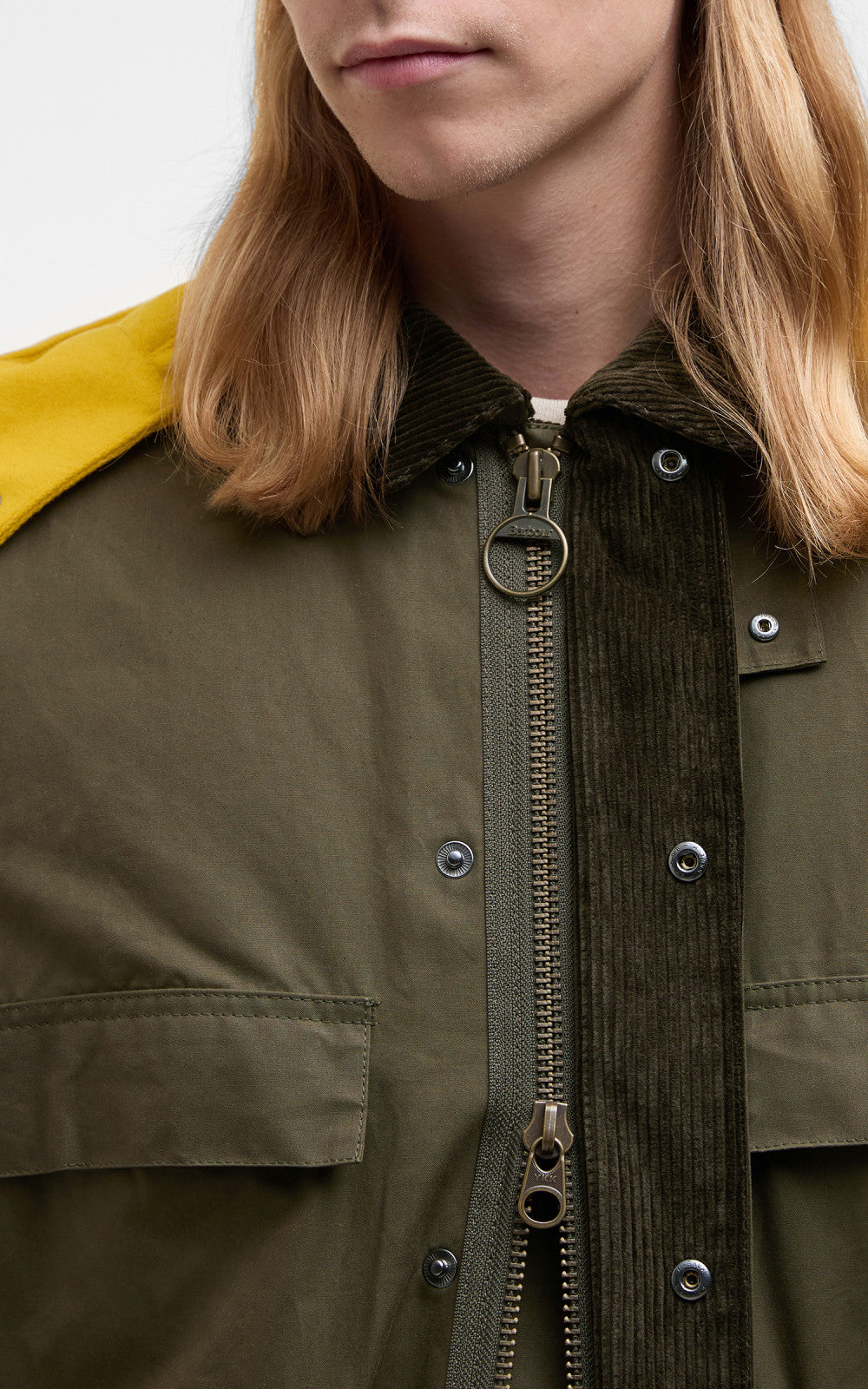 Barbour x Kaptain Sunshine Bedale Field Coat Khaki Brown