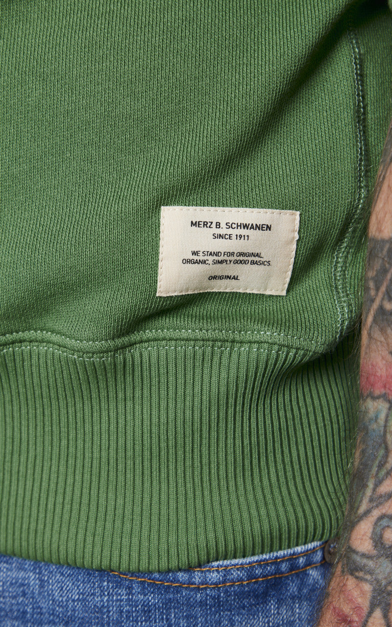 Merz b. Schwanen RGSW02 Sweatshirt Short Sleeve Grass