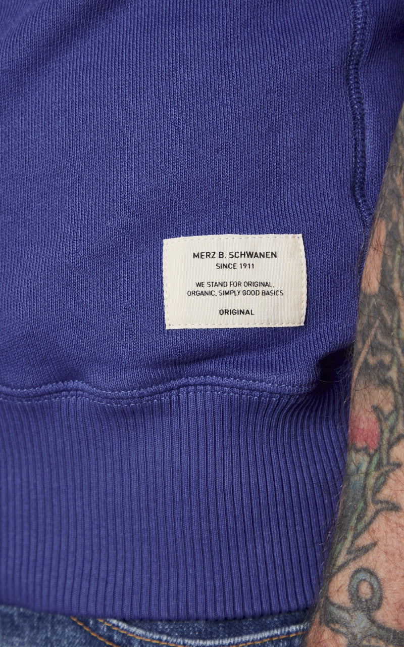 Merz b. Schwanen RGSW02 Sweatshirt Short Sleeve Vintage Blue