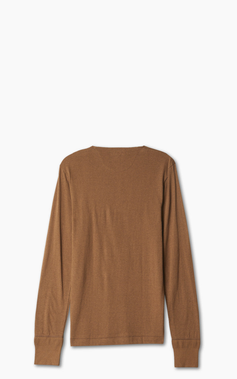 Merz b. Schwanen 102 Longsleeve Henley Tan