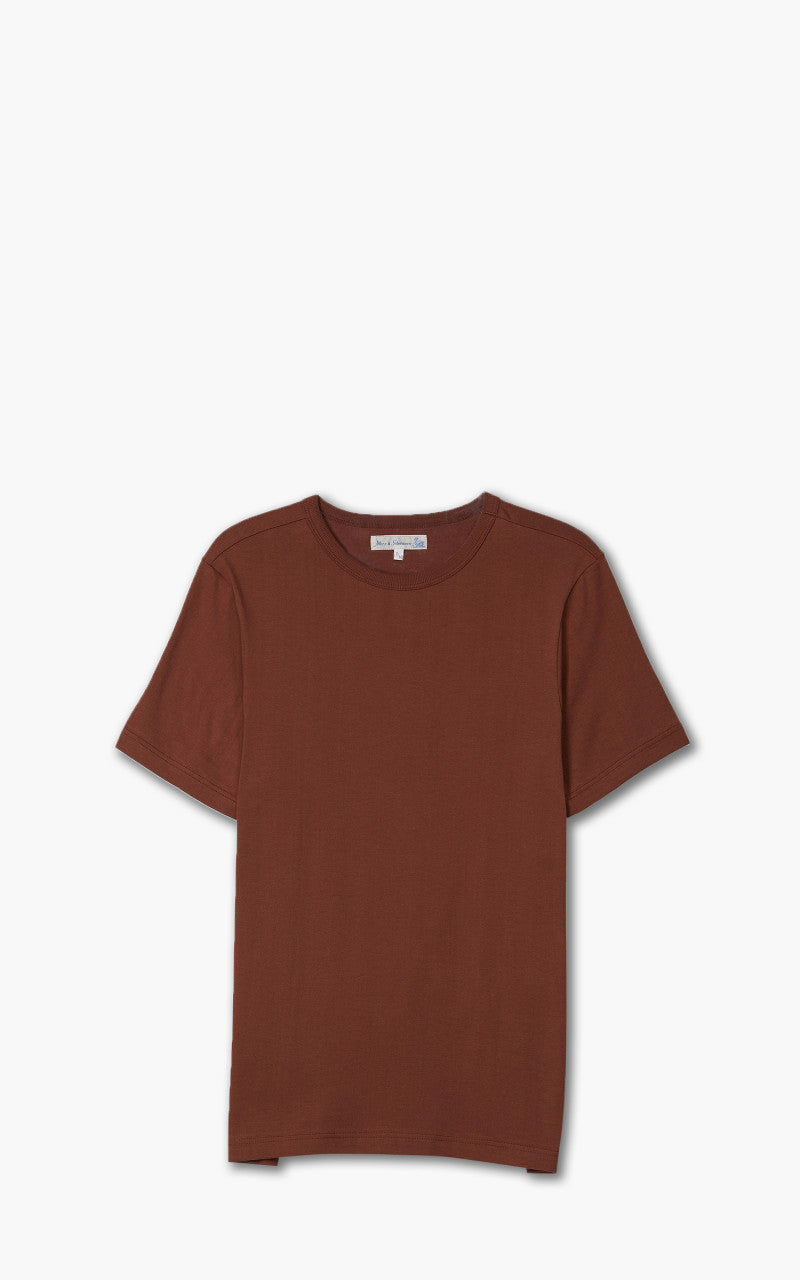 Merz b. Schwanen 1950s Crew Neck Tee Tan