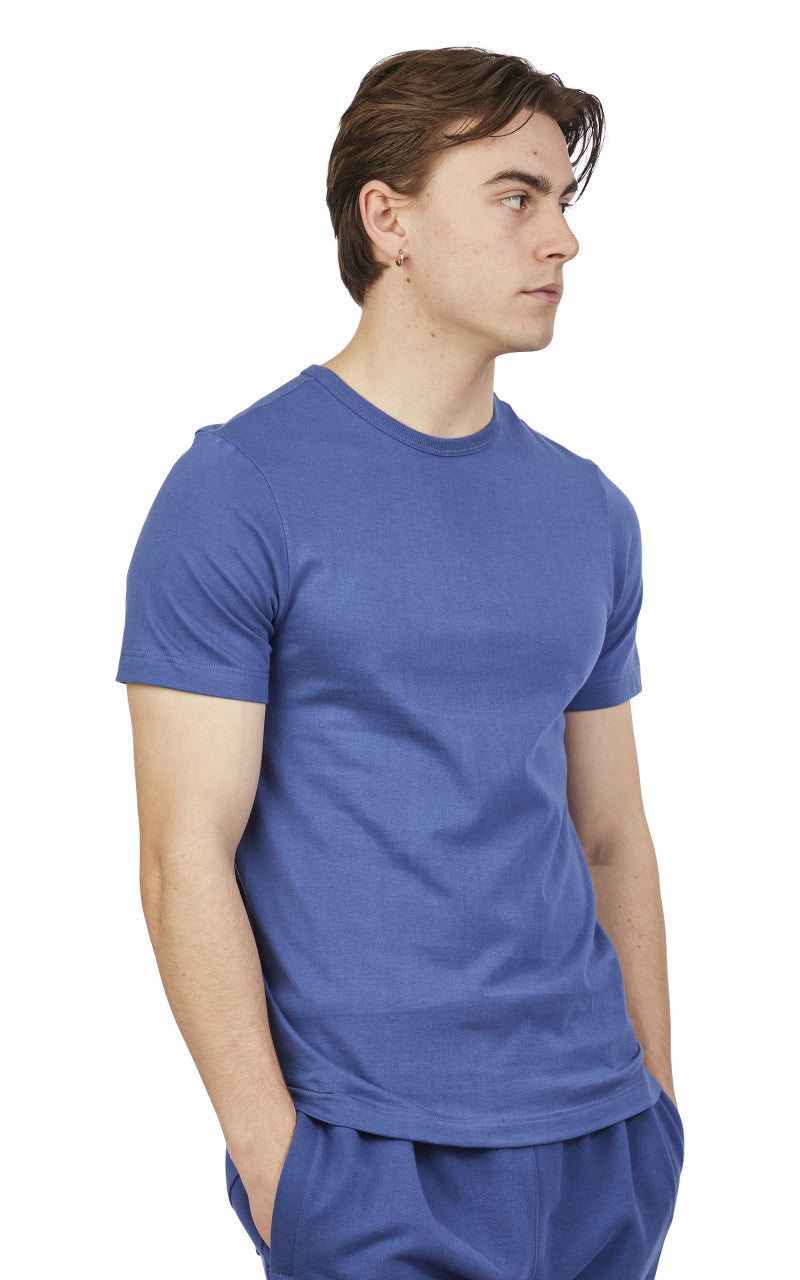 Merz b. Schwanen 1950s Crew Neck Tee Pacific