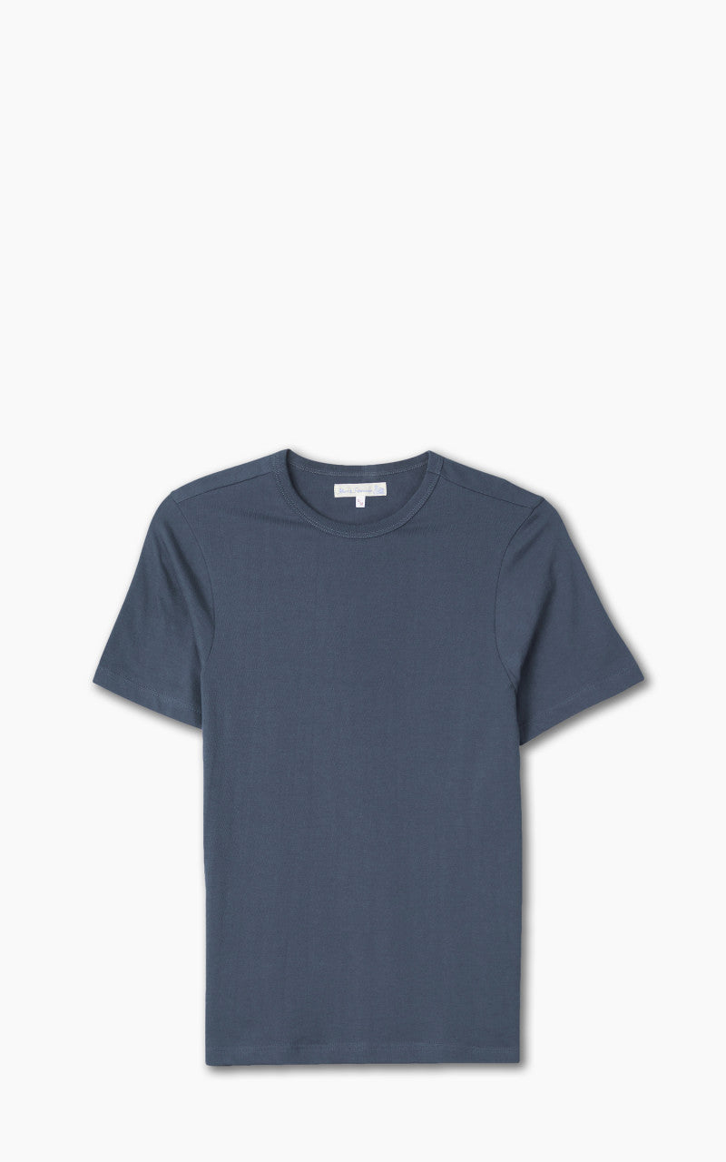 Merz b. Schwanen 1950s Crew Neck Tee Mineral Blue