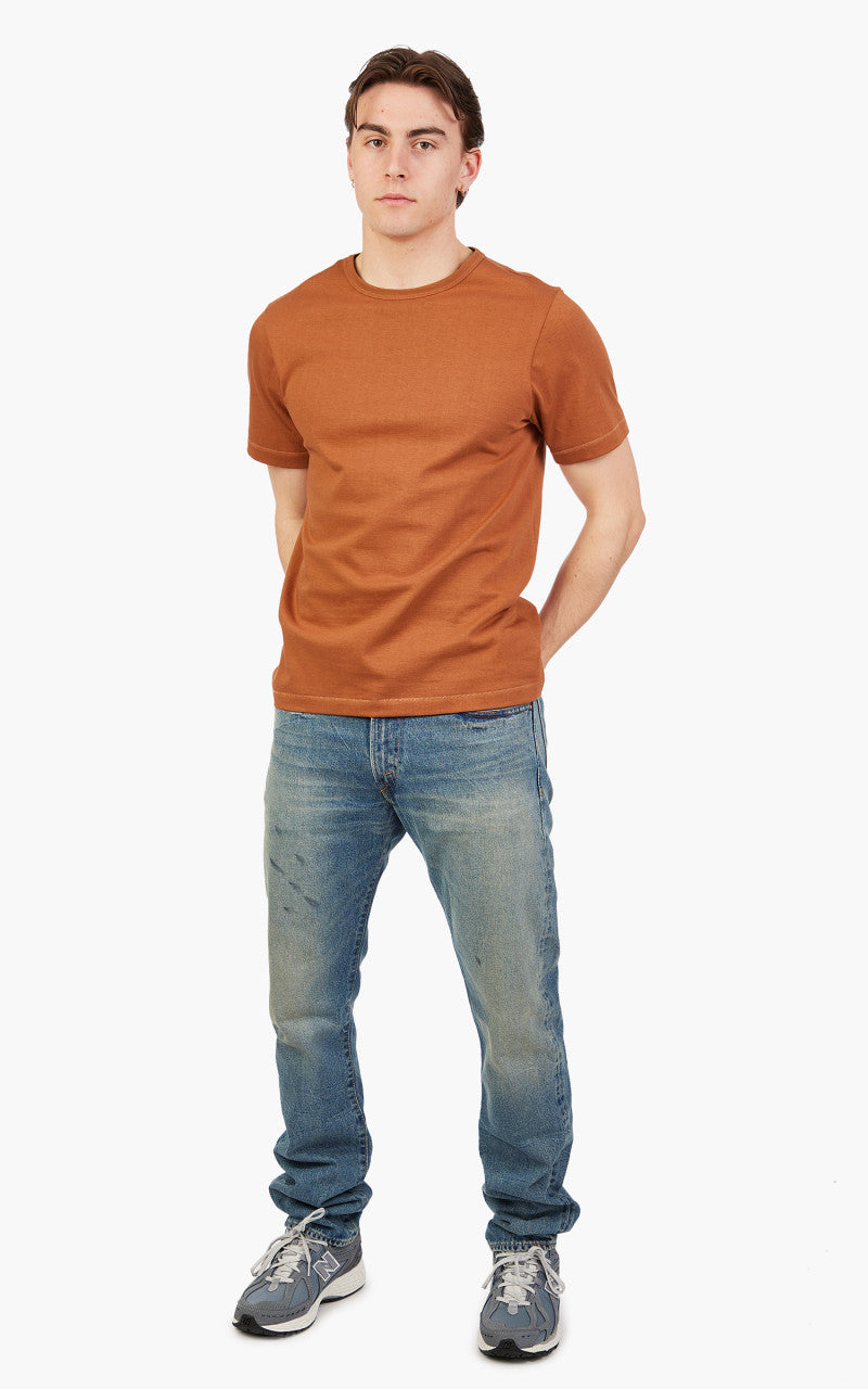 Merz b. Schwanen 215 Heavyweight Crew Neck Tee Sierra
