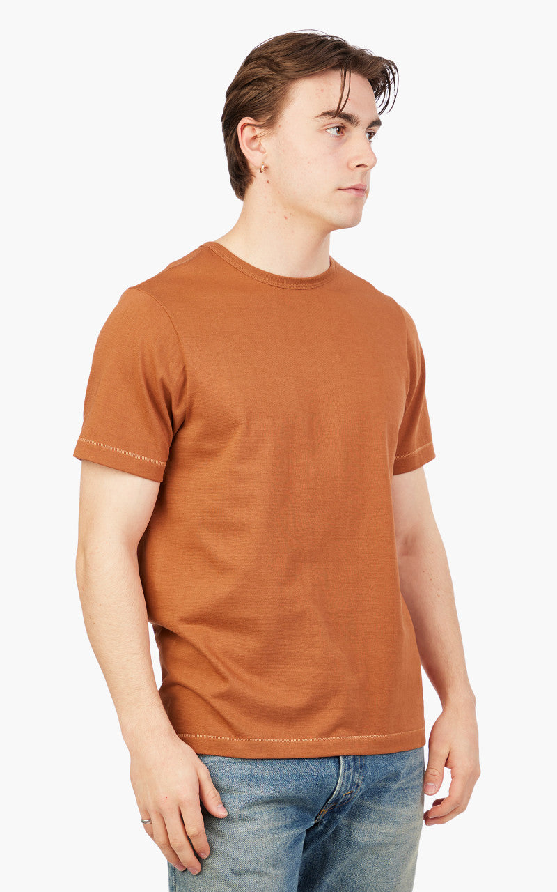 Merz b. Schwanen 215 Heavyweight Crew Neck Tee Sierra