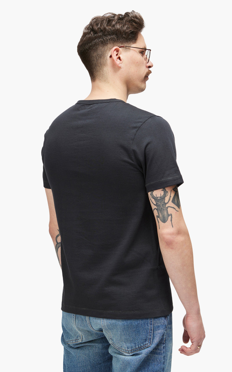 Merz b. Schwanen 215 Heavyweight Crew Neck Tee Charcoal
