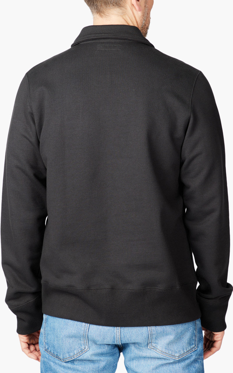 Merz b. Schwanen 342Z Half Zip Sweatshirt Charcoal