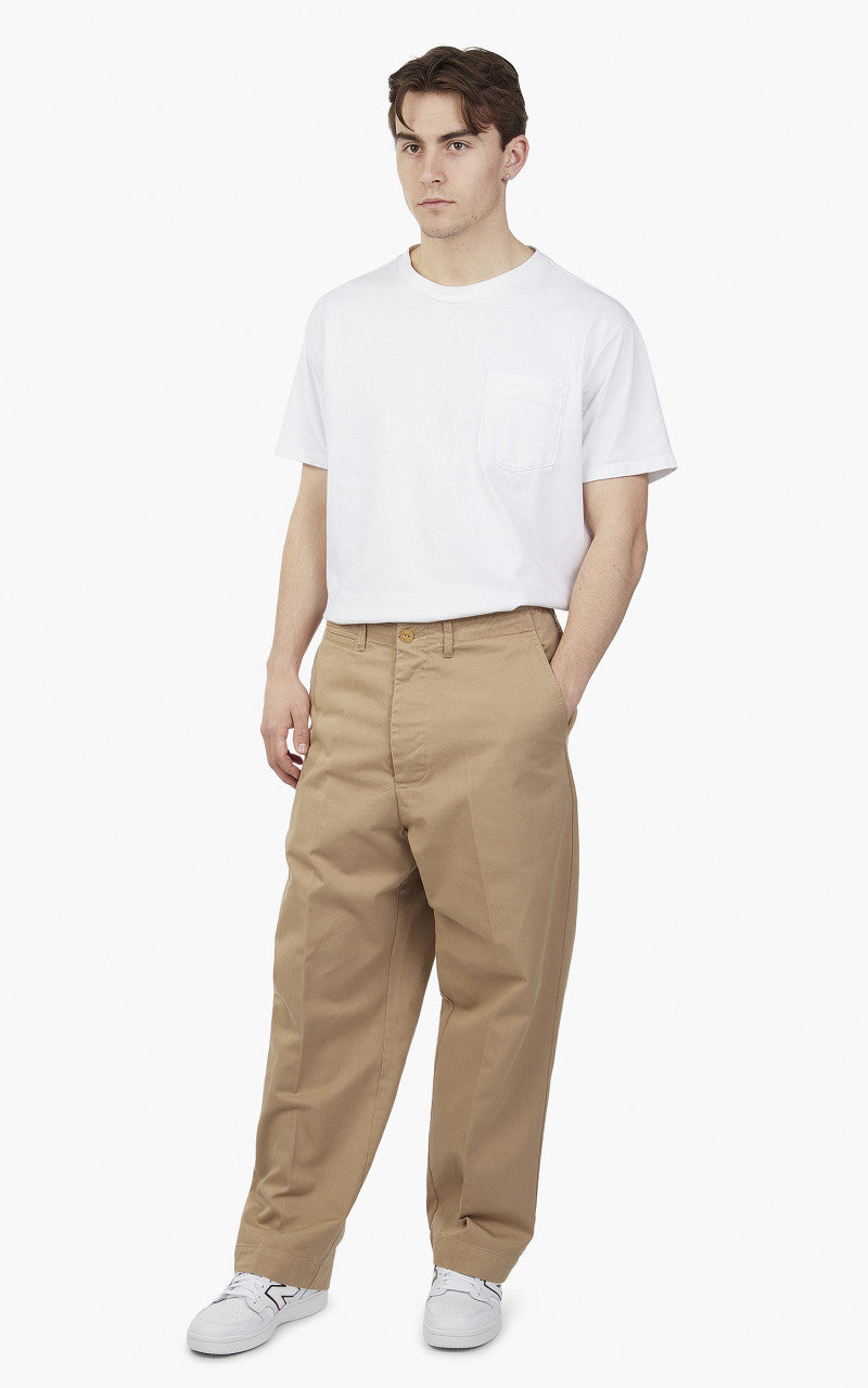 Merz b. Schwanen CHINO01 Chino Relaxed Khaki