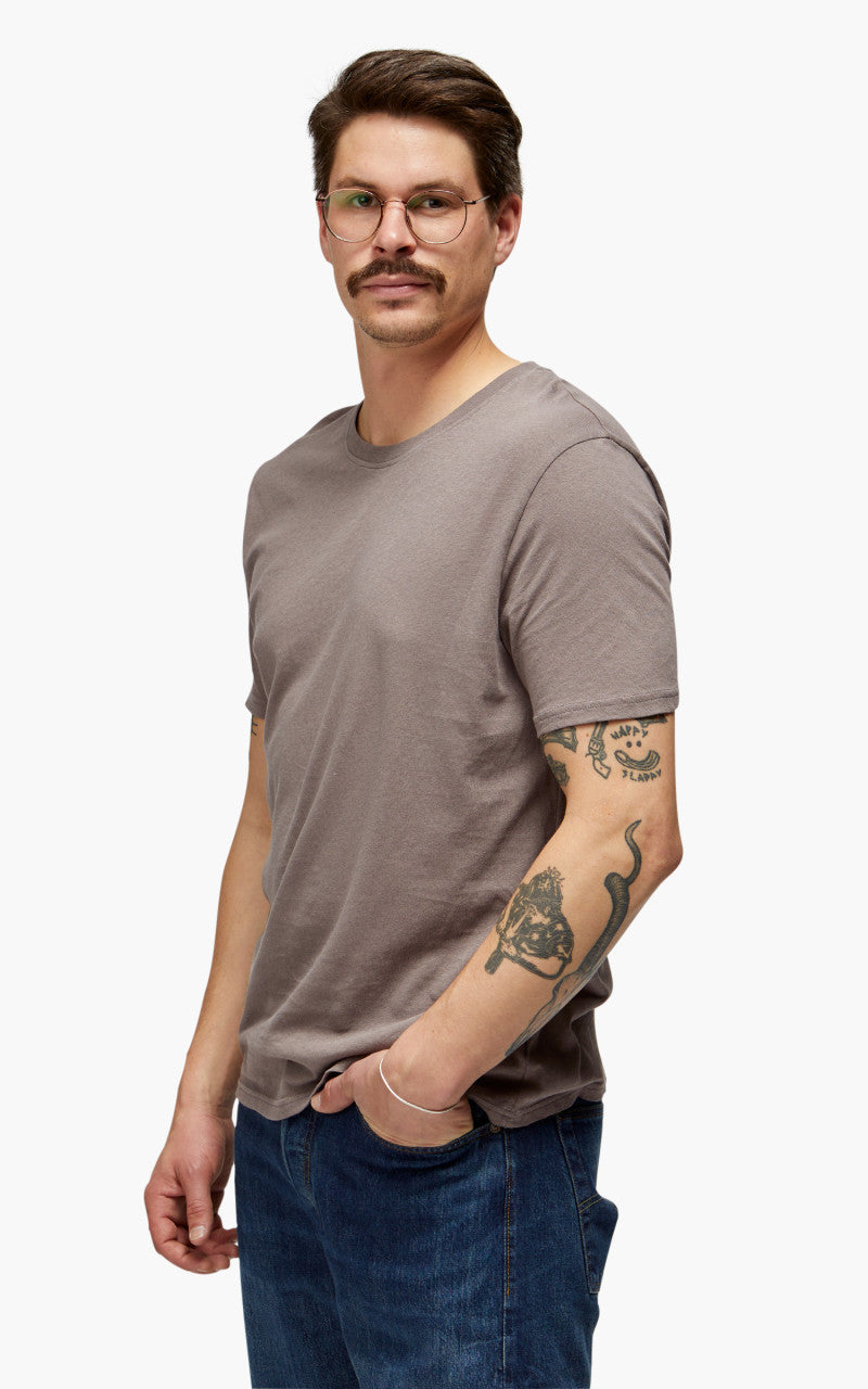 Merz b. Schwanen CT02VJ Crew Neck Tee Grain