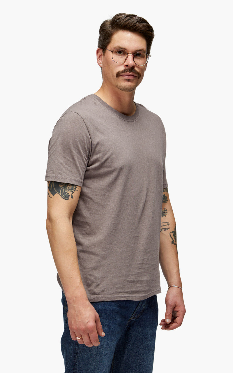 Merz b. Schwanen CT02VJ Crew Neck Tee Grain