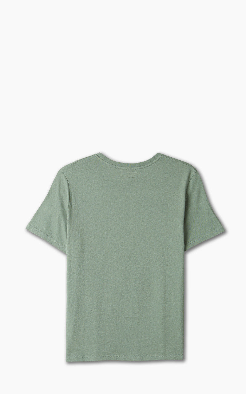 Merz b. Schwanen CT02VJ Crew Neck Tee Green Stone