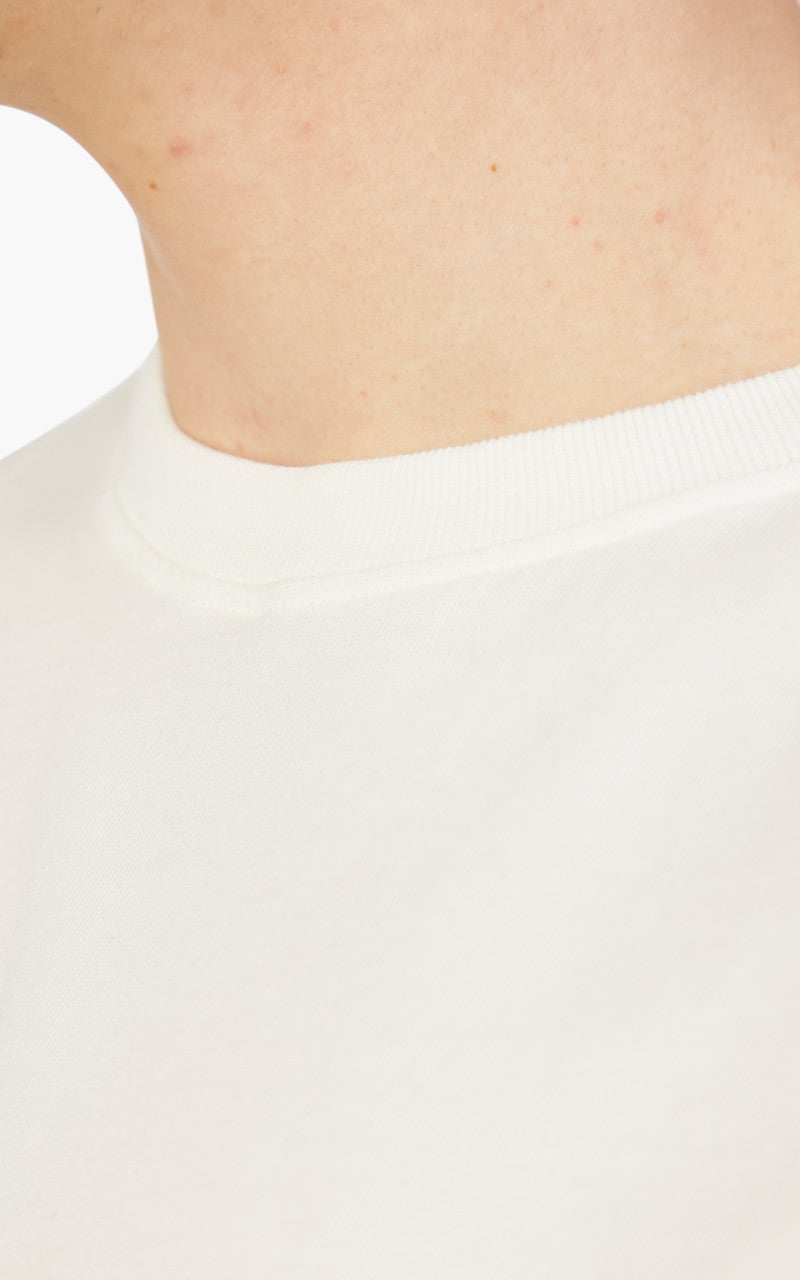 Merz b. Schwanen CTOS04 Oversized Crew Neck Tee White