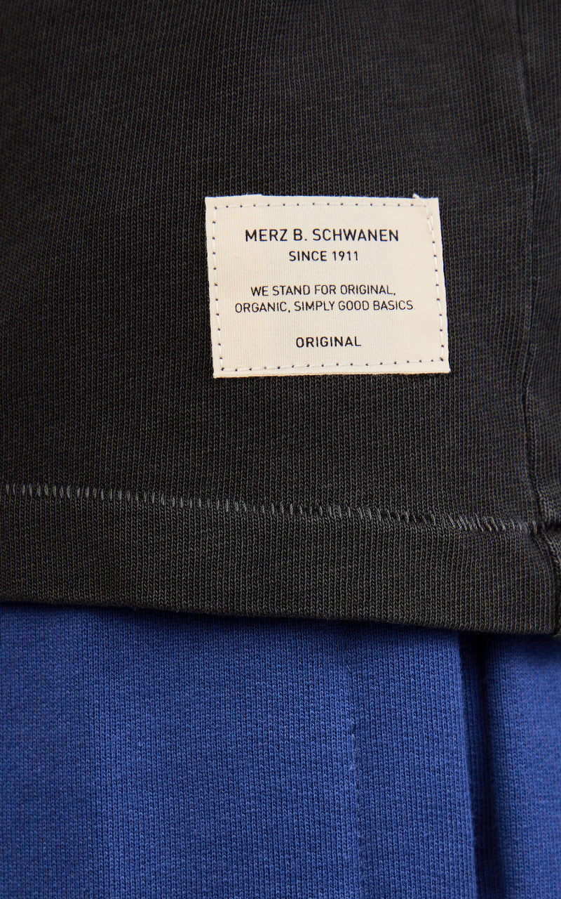 Merz b. Schwanen CTOS04 Oversized Crew Neck Tee Graphite