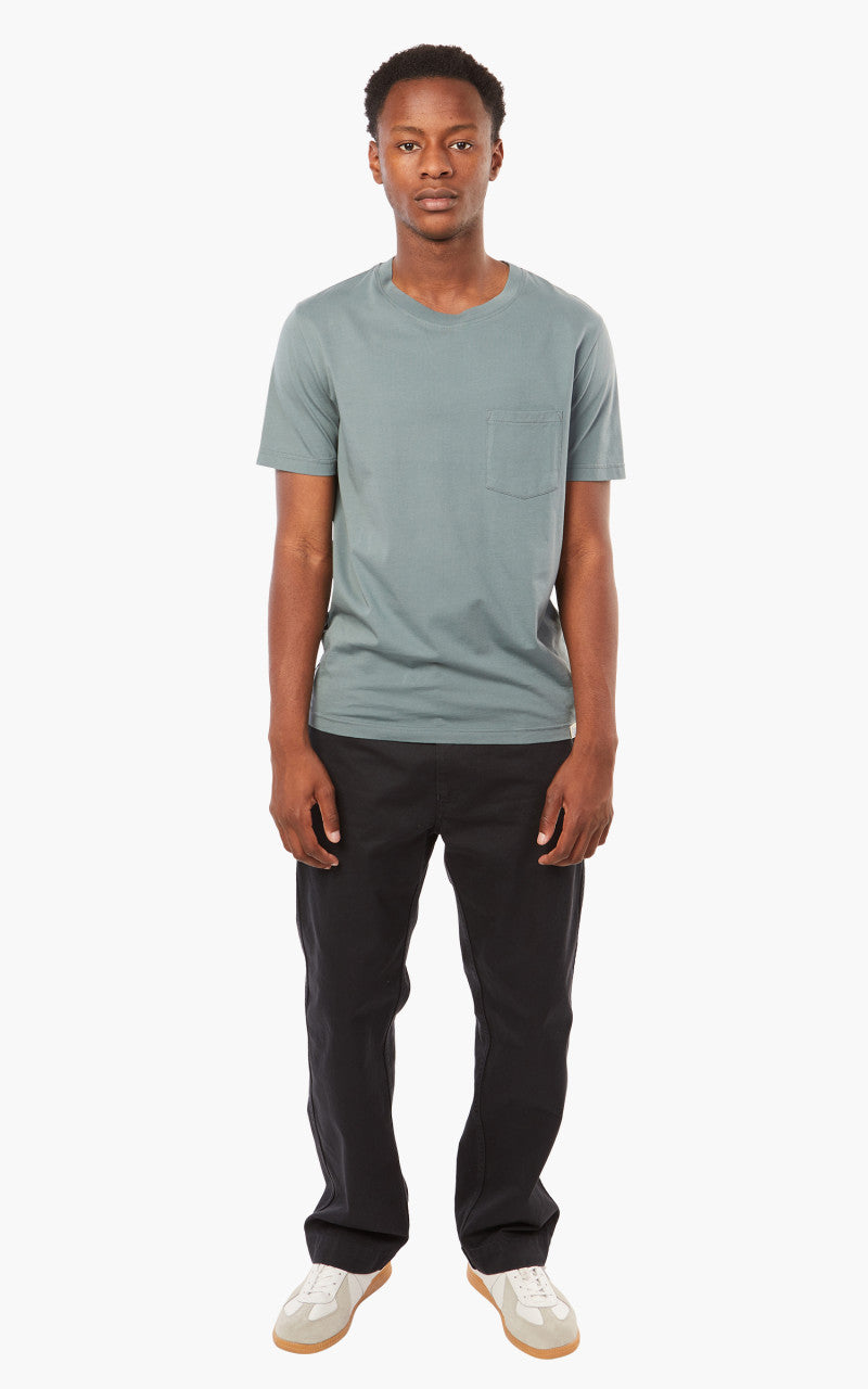 Merz b. Schwanen CTP02 Crew Neck Pocket Tee Onyx