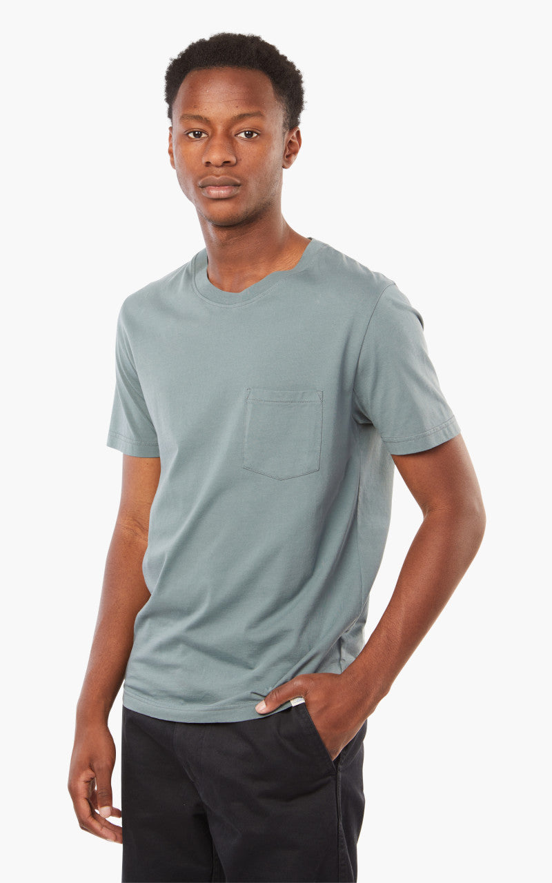 Merz b. Schwanen CTP02 Crew Neck Pocket Tee Onyx