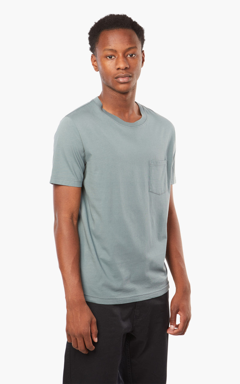 Merz b. Schwanen CTP02 Crew Neck Pocket Tee Onyx