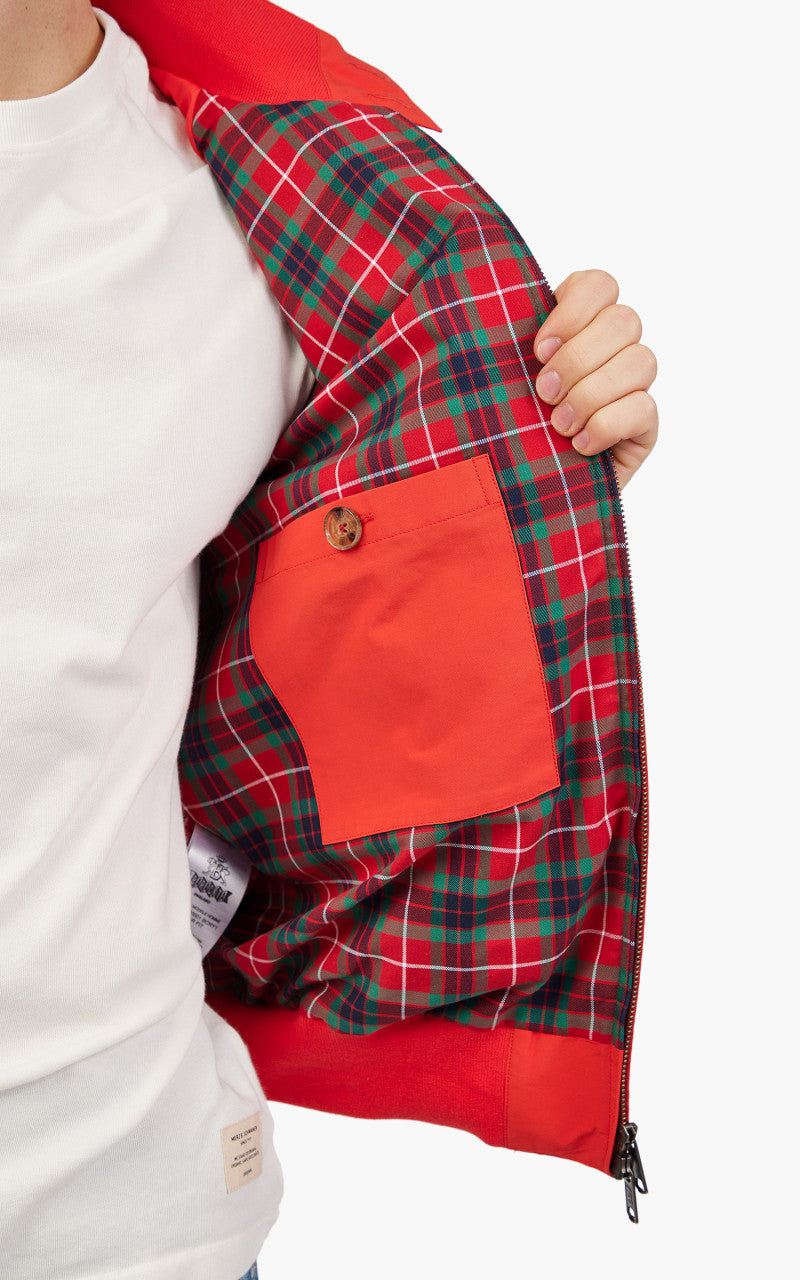 Baracuta G9 Classic Harrington Jacket Fiery Red