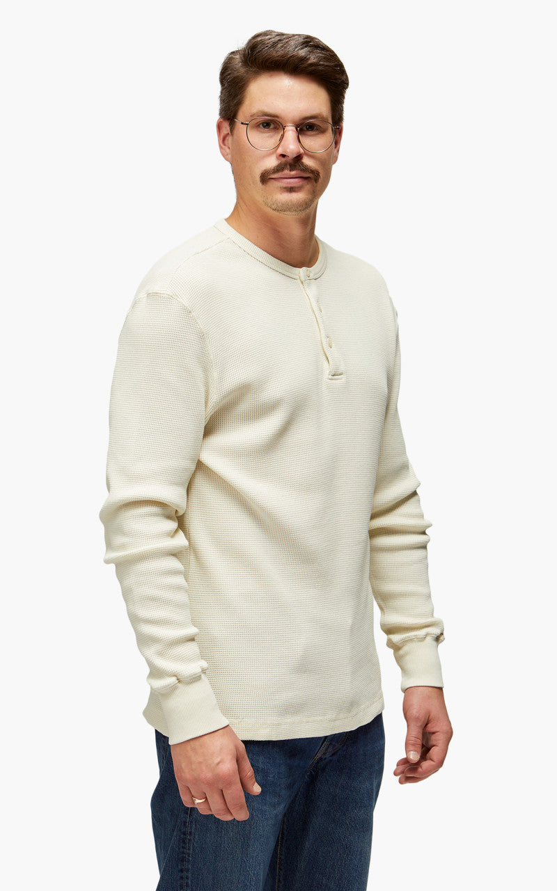 Merz b. Schwanen HENWA01 Waffle Henley Oat