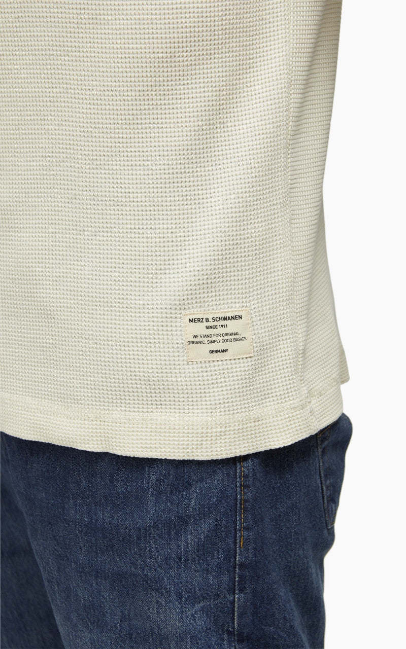 Merz b. Schwanen HENWA01 Waffle Henley Oat