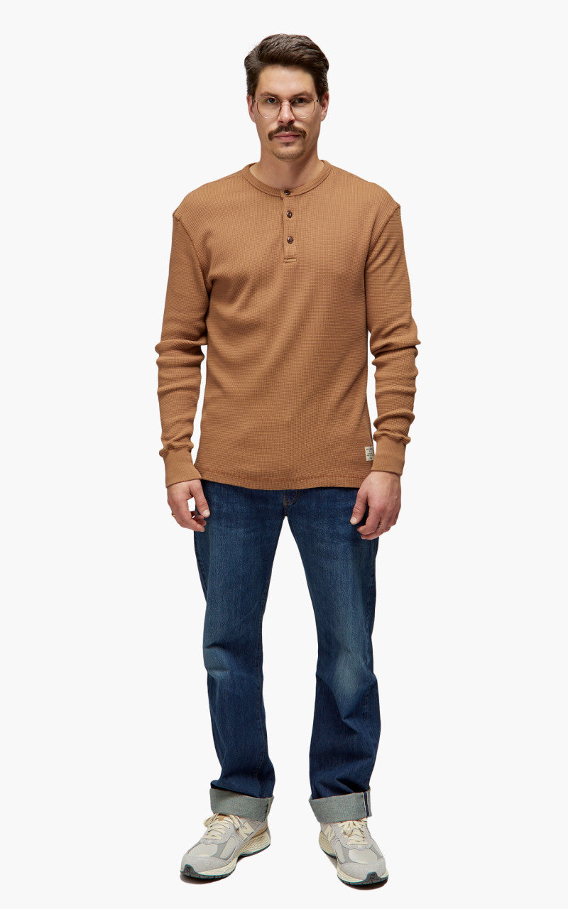Merz b. Schwanen HENWA01 Waffle Henley Amber