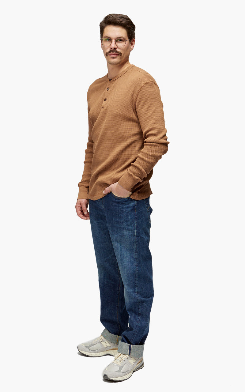 Merz b. Schwanen HENWA01 Waffle Henley Amber