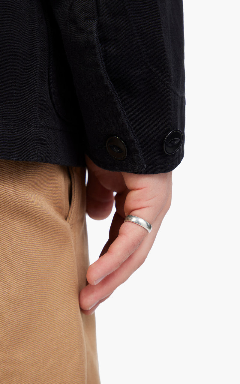 Merz b. Schwanen JKT01 4-Pocket Jacket Relaxed Black