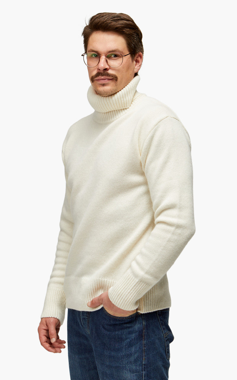 Merz b. Schwanen LOCT01 Roll Neck Pullover Nature