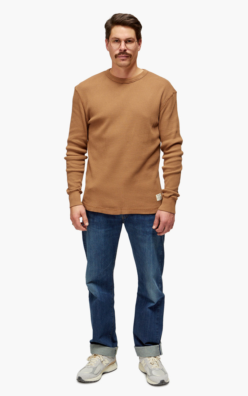 Merz b. Schwanen Waffle Longsleeve Amber