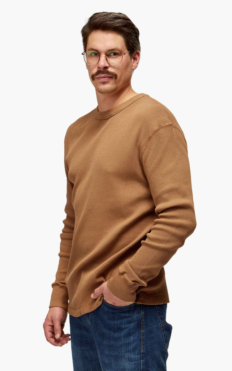Merz b. Schwanen Waffle Longsleeve Amber