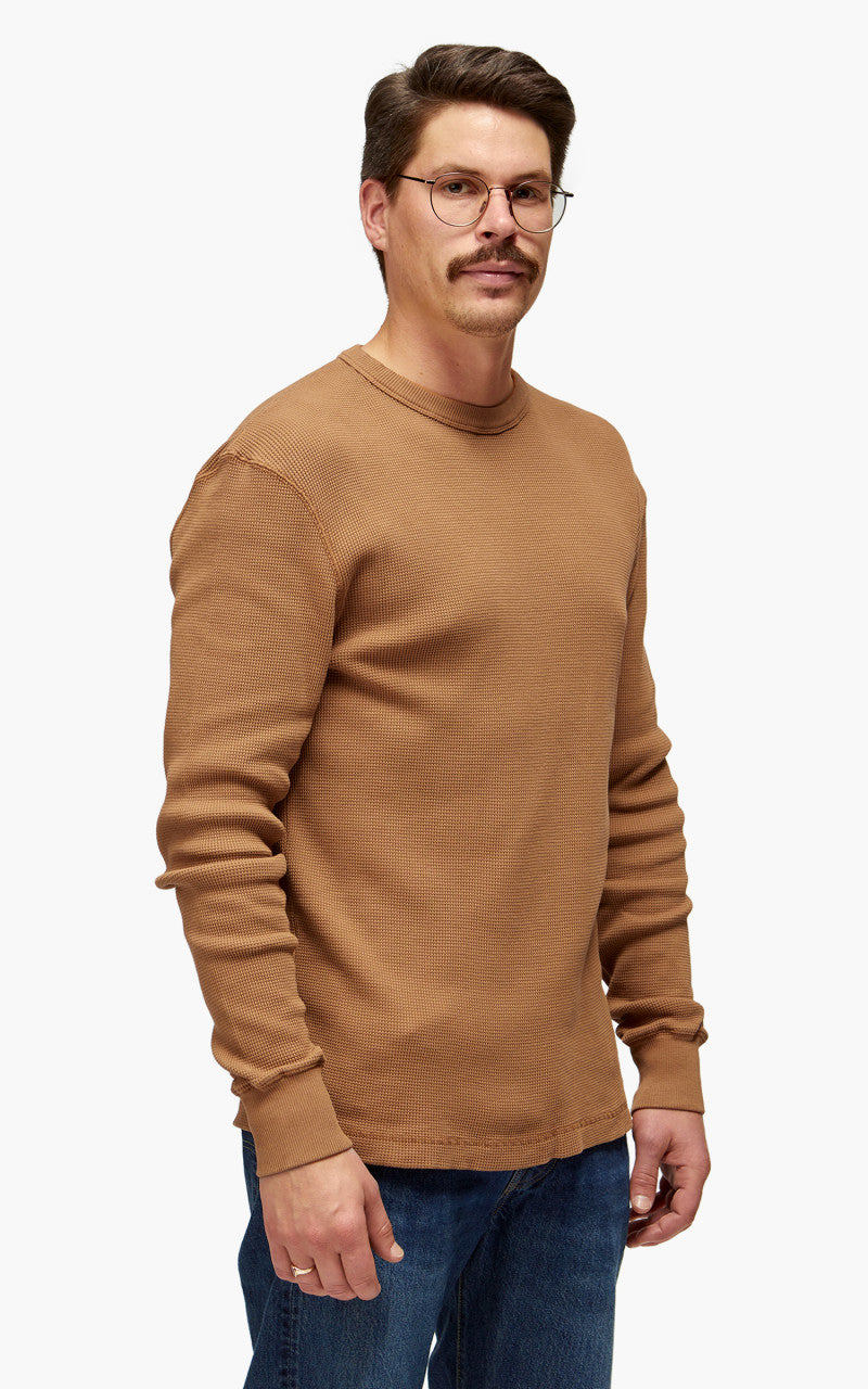 Merz b. Schwanen Waffle Longsleeve Amber