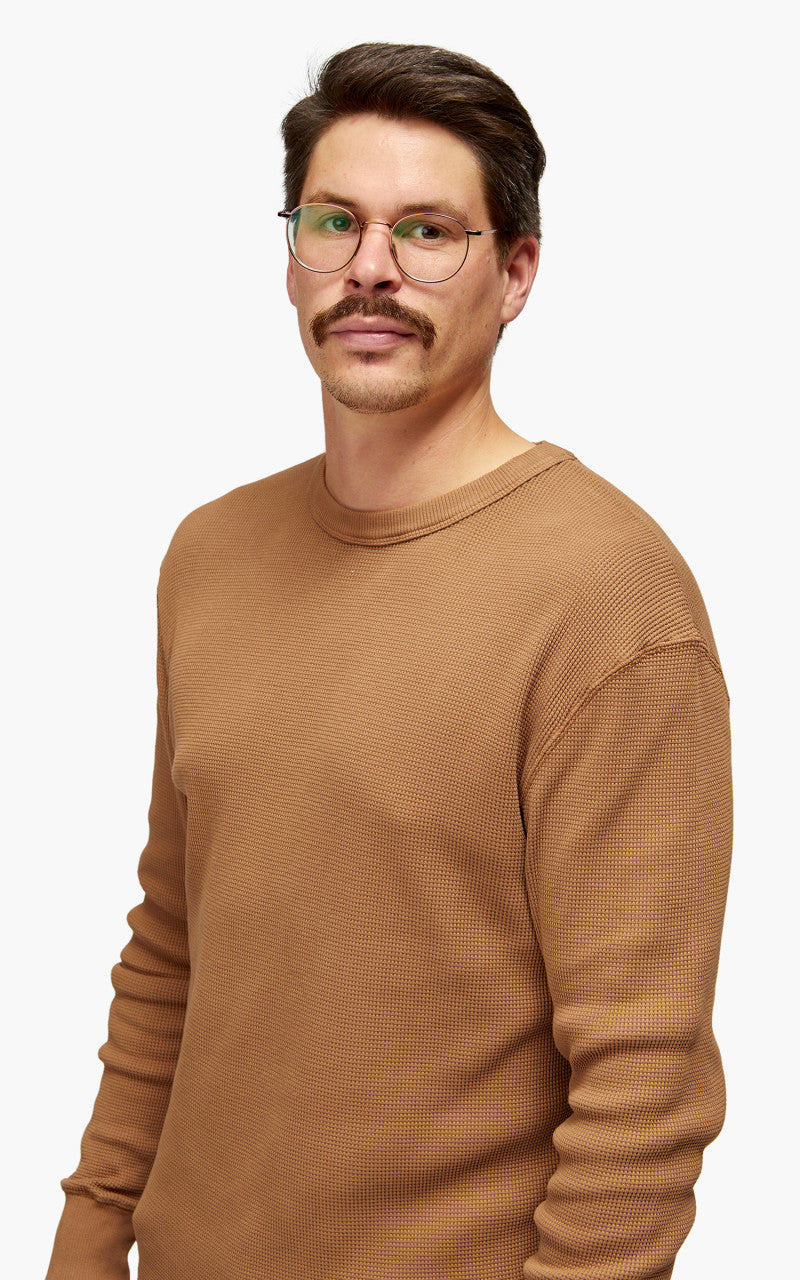 Merz b. Schwanen Waffle Longsleeve Amber