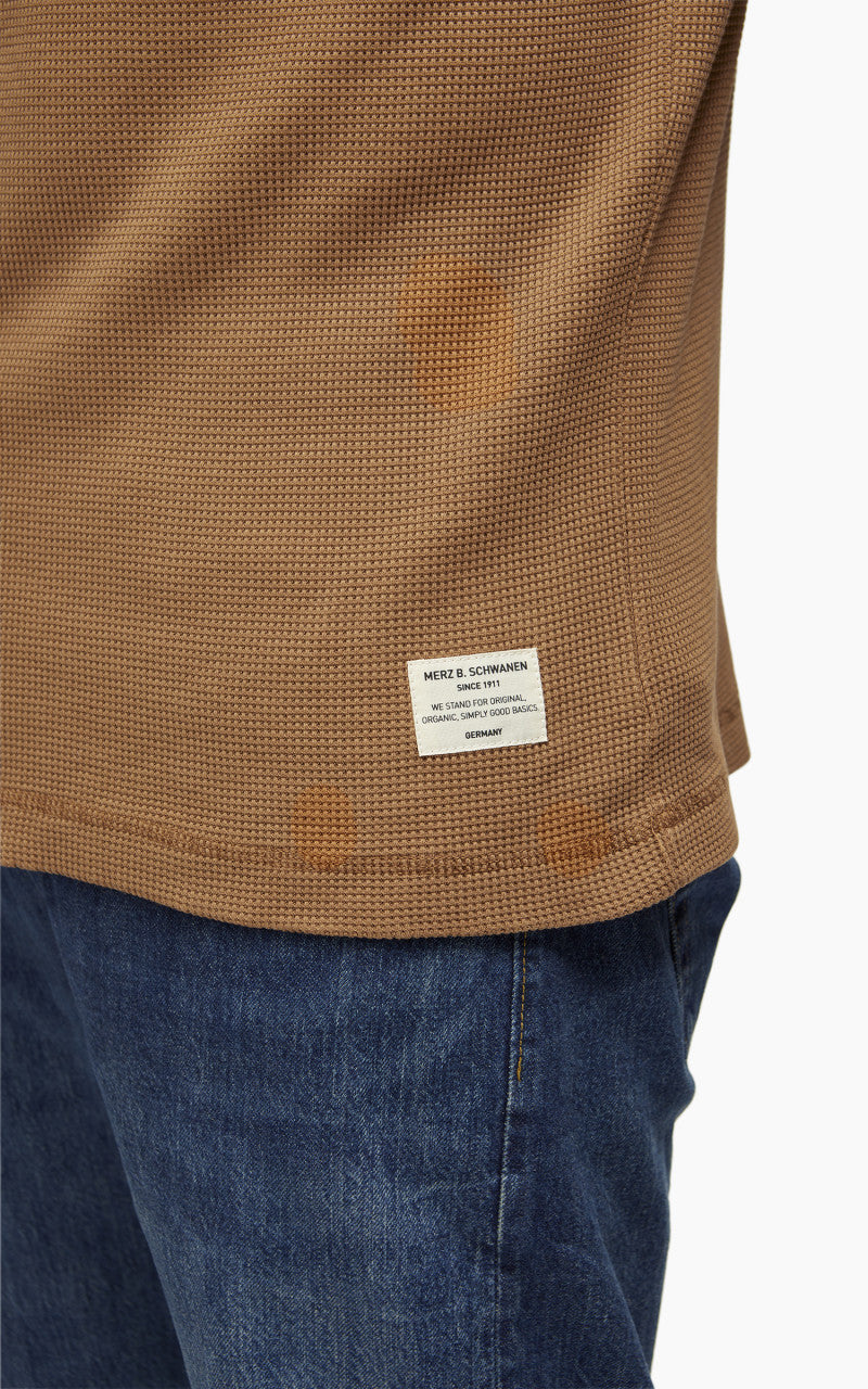 Merz b. Schwanen Waffle Longsleeve Amber