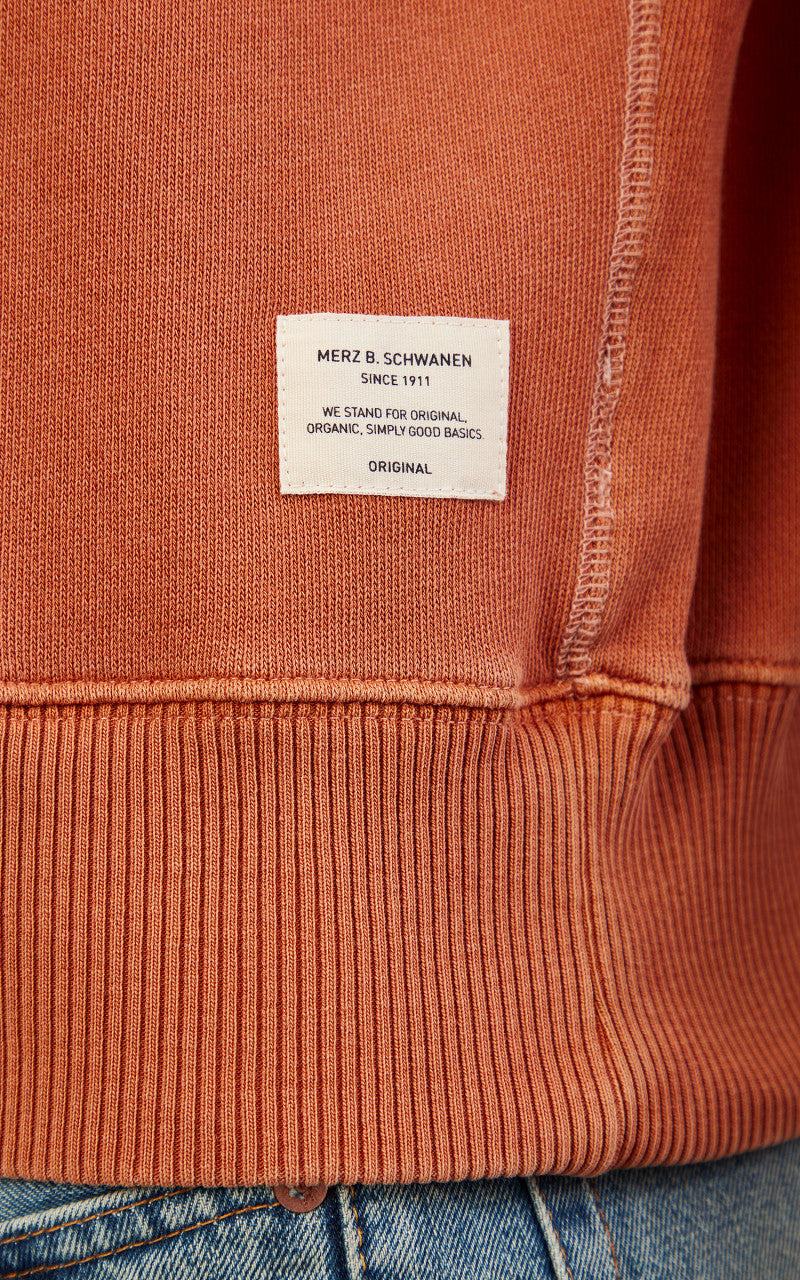 Merz b. Schwanen RGSW02 Sweatshirt Short Sleeve Teak