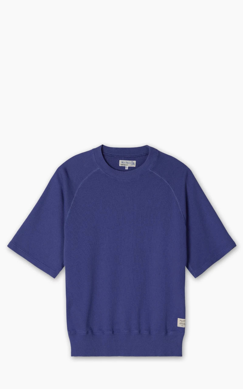 Merz b. Schwanen RGSW02 Sweatshirt Short Sleeve Vintage Blue