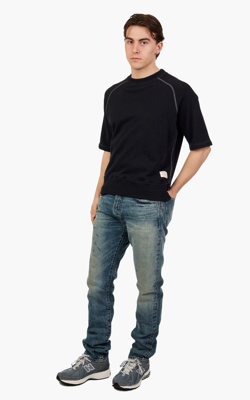 Merz b. Schwanen RGSW02 Sweatshirt Short Sleeve Charcoal