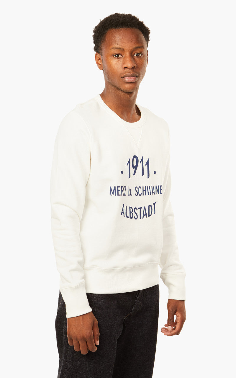 Merz b. Schwanen TR348 Sweatshirt White
