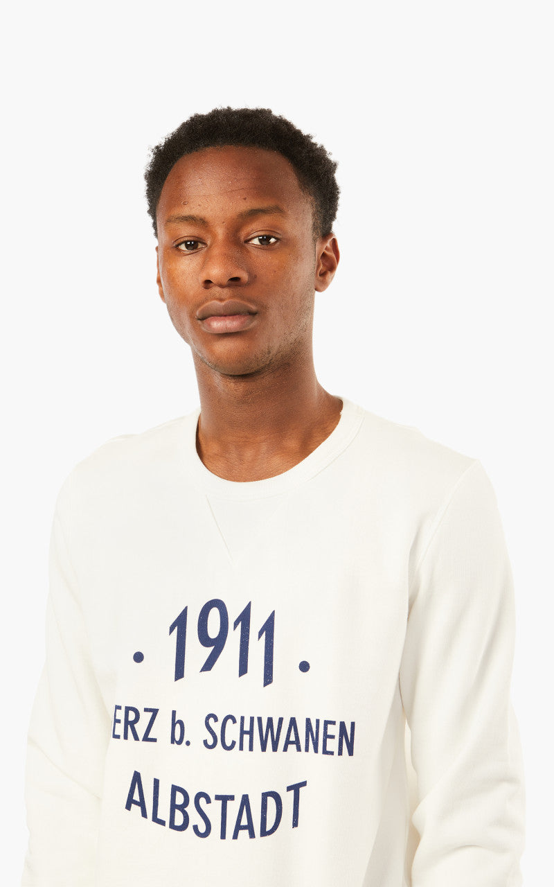 Merz b. Schwanen TR348 Sweatshirt White