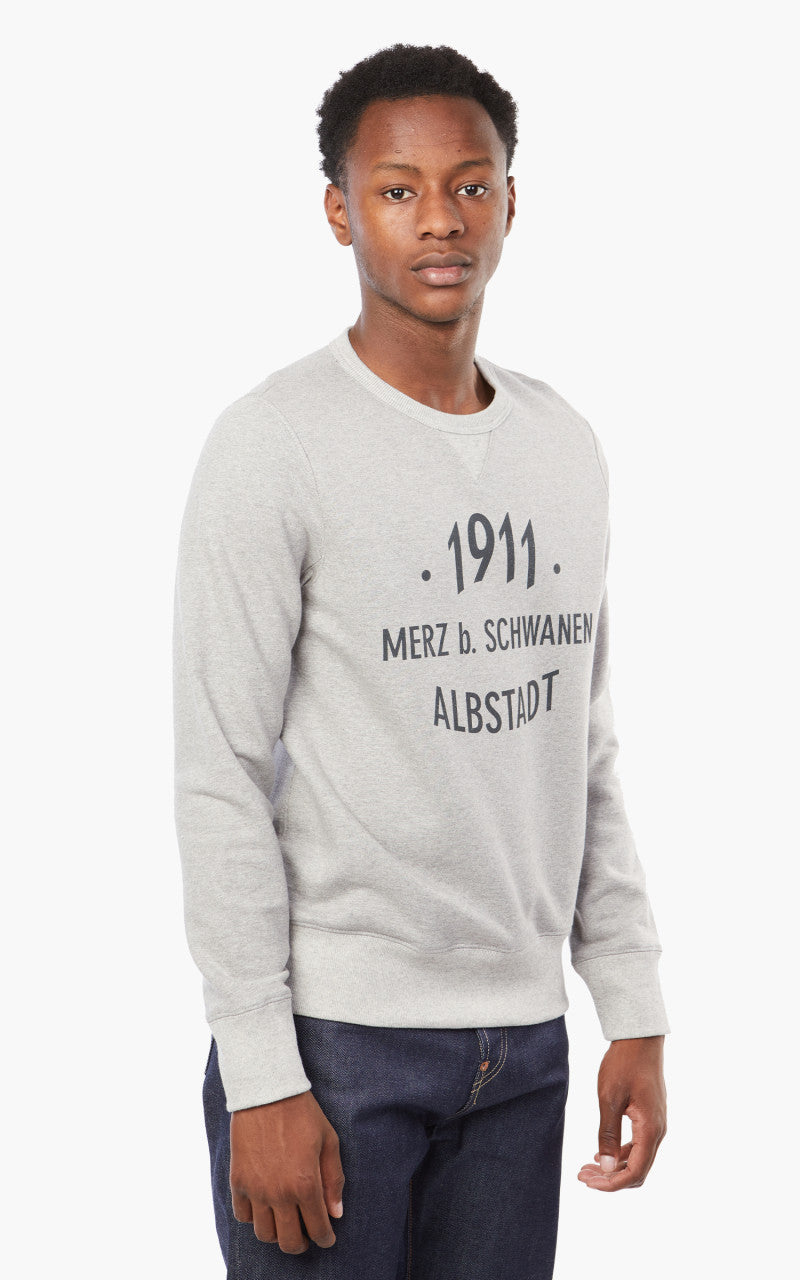 Merz b. Schwanen TR348 Sweatshirt Grey Melange