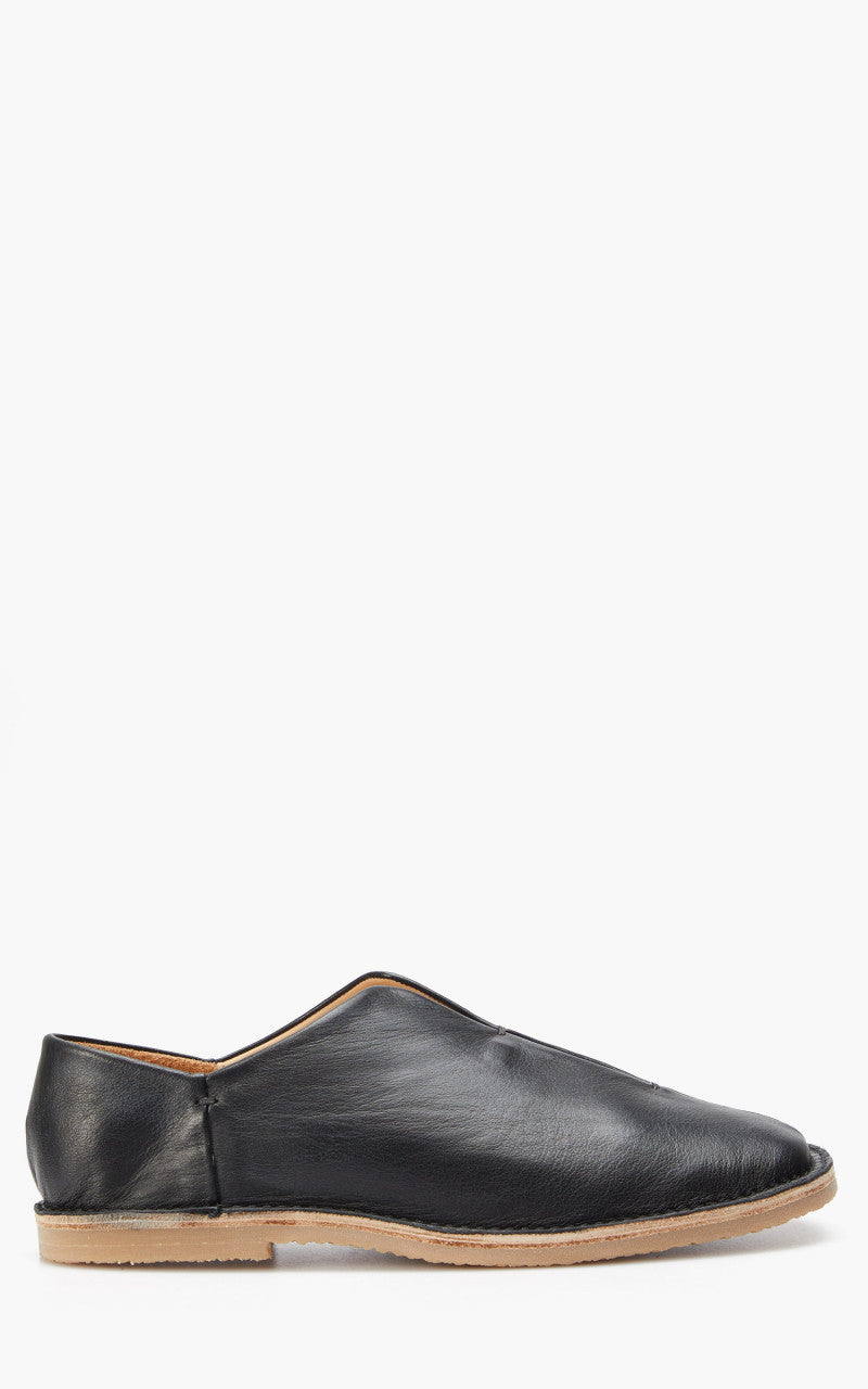 Hereu Lloret Square Toe Slip-On Black